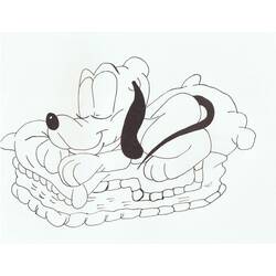 Desenhos para colorir: Pluto - Páginas para Colorir Imprimíveis Gratuitamente