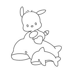 Desenhos para colorir: Pochacco - Páginas para Colorir Imprimíveis Gratuitamente