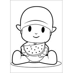 Página para colorir: Pocoyo (Personagens de Desenhos Animados) #195267 - Páginas para Colorir Imprimíveis Gratuitamente
