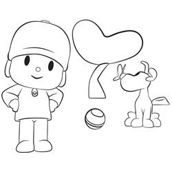 Página para colorir: Pocoyo (Personagens de Desenhos Animados) #195271 - Páginas para Colorir Imprimíveis Gratuitamente