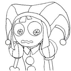 Desenhos para colorir: Pomni - Páginas para Colorir Imprimíveis Gratuitamente