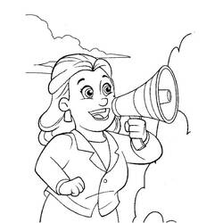 Desenhos para colorir: Prefeita Goodway - Páginas para Colorir Imprimíveis Gratuitamente