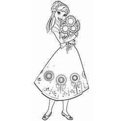 Desenhos para colorir: Princess Anna - Páginas para Colorir Imprimíveis Gratuitamente