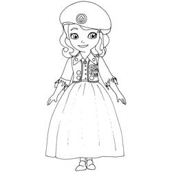 Página para colorir: Princess Sofia (Personagens de Desenhos Animados) #182042 - Páginas para Colorir Imprimíveis Gratuitamente