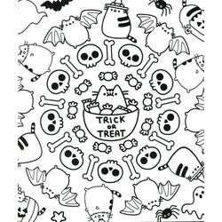 Página para colorir: Pusheen (Personagens de Desenhos Animados) #188452 - Páginas para Colorir Imprimíveis Gratuitamente