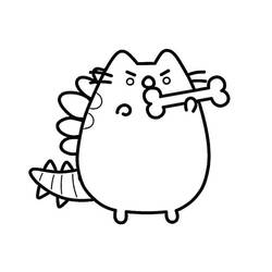 Página para colorir: Pusheen (Personagens de Desenhos Animados) #188477 - Páginas para Colorir Imprimíveis Gratuitamente