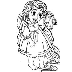 Desenho Rapunzel (Personagens de Desenhos Animados) #177907 para imprimir e colorir