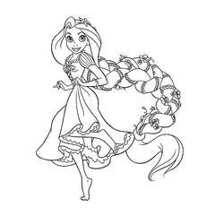 Desenho Rapunzel (Personagens de Desenhos Animados) #177912 para imprimir e colorir