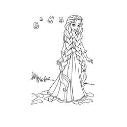 Desenho Rapunzel (Personagens de Desenhos Animados) #177914 para imprimir e colorir