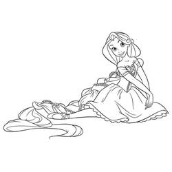 Desenho Rapunzel (Personagens de Desenhos Animados) #177915 para imprimir e colorir