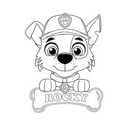 Desenhos para colorir: Rocky PAW Patrol - Páginas para Colorir Imprimíveis Gratuitamente
