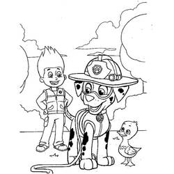 Desenhos para colorir: Ryder PAW Patrol - Páginas para Colorir Imprimíveis Gratuitamente