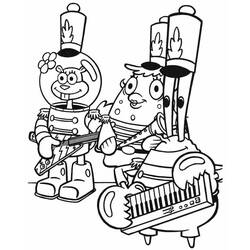 Desenhos para colorir: Sandy Cheeks - Páginas para Colorir Imprimíveis Gratuitamente