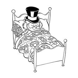 Página para colorir: Scrooge McDuck (Personagens de Desenhos Animados) #199838 - Páginas para Colorir Imprimíveis Gratuitamente