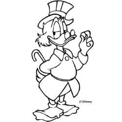 Desenhos para colorir: Scrooge McDuck - Páginas para Colorir Imprimíveis Gratuitamente