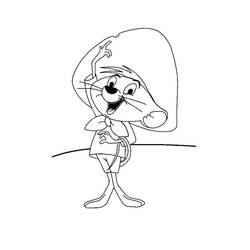 Página para colorir: Speedy Gonzales (Personagens de Desenhos Animados) #205205 - Páginas para Colorir Imprimíveis Gratuitamente