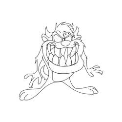 Desenho Taz (Personagens de Desenhos Animados) #209817 para imprimir e colorir