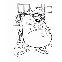 Desenho Taz (Personagens de Desenhos Animados) #209829 para imprimir e colorir