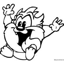 Desenhos para colorir: Taz - Páginas para Colorir Imprimíveis Gratuitamente