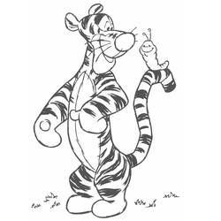 Desenhos para colorir: Tigger - Páginas para Colorir Imprimíveis Gratuitamente