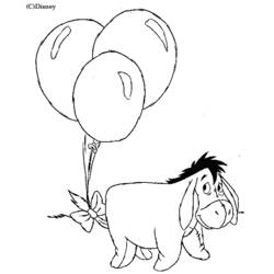 Página para colorir de Ursinho Pooh (Personagens de Desenhos Animados) #28674, pronta para imprimir