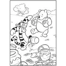 Desenho Ursinho Pooh (Personagens de Desenhos Animados) #28675 para imprimir e colorir