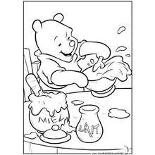 Desenho Ursinho Pooh (Personagens de Desenhos Animados) #28733 para imprimir e colorir