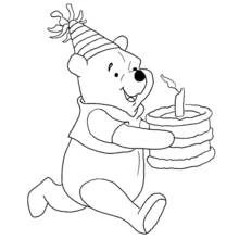Desenho Ursinho Pooh (Personagens de Desenhos Animados) #28734 para imprimir e colorir