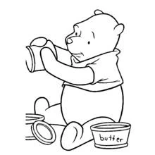 Desenho Ursinho Pooh (Personagens de Desenhos Animados) #28748 para imprimir e colorir
