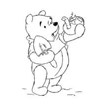 Desenho Ursinho Pooh (Personagens de Desenhos Animados) #28796 para imprimir e colorir