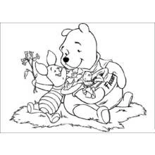Desenho Ursinho Pooh (Personagens de Desenhos Animados) #28797 para imprimir e colorir