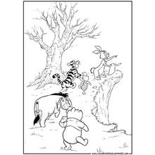 Desenho Ursinho Pooh (Personagens de Desenhos Animados) #28811 para imprimir e colorir