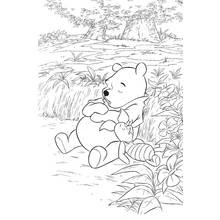 Desenho Ursinho Pooh (Personagens de Desenhos Animados) #28824 para imprimir e colorir