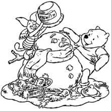 Desenho Ursinho Pooh (Personagens de Desenhos Animados) #28854 para imprimir e colorir