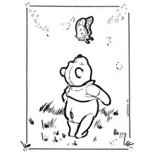Desenho Ursinho Pooh (Personagens de Desenhos Animados) #28866 para imprimir e colorir
