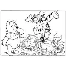 Desenho Ursinho Pooh (Personagens de Desenhos Animados) #28928 para imprimir e colorir