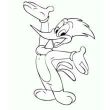 Desenhos para colorir: Woody Woodpecker - Páginas para Colorir Imprimíveis Gratuitamente