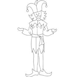 Desenhos para colorir: Bobo da Corte - Páginas para Colorir Imprimíveis Gratuitamente