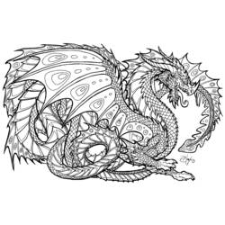 Desenhos para colorir: Dragão - Páginas para Colorir Imprimíveis Gratuitamente