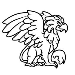 Desenhos para colorir: Grifo - Páginas para Colorir Imprimíveis Gratuitamente
