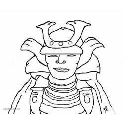Página para colorir: Samurai (Personagens de Fantasia e Aventura) #107267 - Páginas para Colorir Imprimíveis Gratuitamente