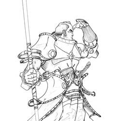 Página para colorir: Samurai (Personagens de Fantasia e Aventura) #107273 - Páginas para Colorir Imprimíveis Gratuitamente