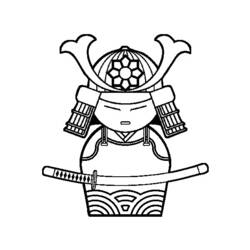 Página para colorir: Samurai (Personagens de Fantasia e Aventura) #107287 - Páginas para Colorir Imprimíveis Gratuitamente