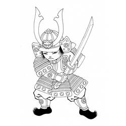 Página para colorir: Samurai (Personagens de Fantasia e Aventura) #107289 - Páginas para Colorir Imprimíveis Gratuitamente