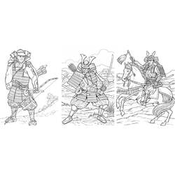 Página para colorir: Samurai (Personagens de Fantasia e Aventura) #107291 - Páginas para Colorir Imprimíveis Gratuitamente