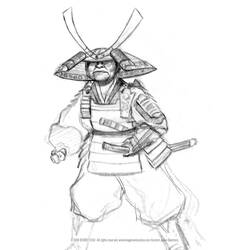 Página para colorir: Samurai (Personagens de Fantasia e Aventura) #107318 - Páginas para Colorir Imprimíveis Gratuitamente