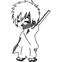 Página para colorir: Samurai (Personagens de Fantasia e Aventura) #107382 - Páginas para Colorir Imprimíveis Gratuitamente