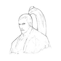 Página para colorir: Samurai (Personagens de Fantasia e Aventura) #107410 - Páginas para Colorir Imprimíveis Gratuitamente