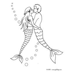 Página para colorir: Sereia (Personagens de Fantasia e Aventura) #147174 - Páginas para Colorir Imprimíveis Gratuitamente