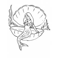 Página para colorir: Sereia (Personagens de Fantasia e Aventura) #147178 - Páginas para Colorir Imprimíveis Gratuitamente
